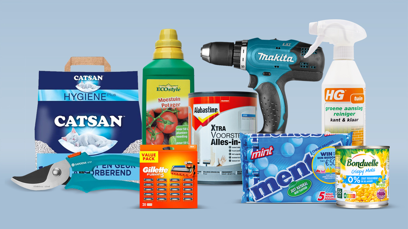 Productafbeeldingen/digital assets - Compilatie Productafbeeldingen