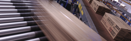 Efficient supply chain - Rollerbank In Warehouse