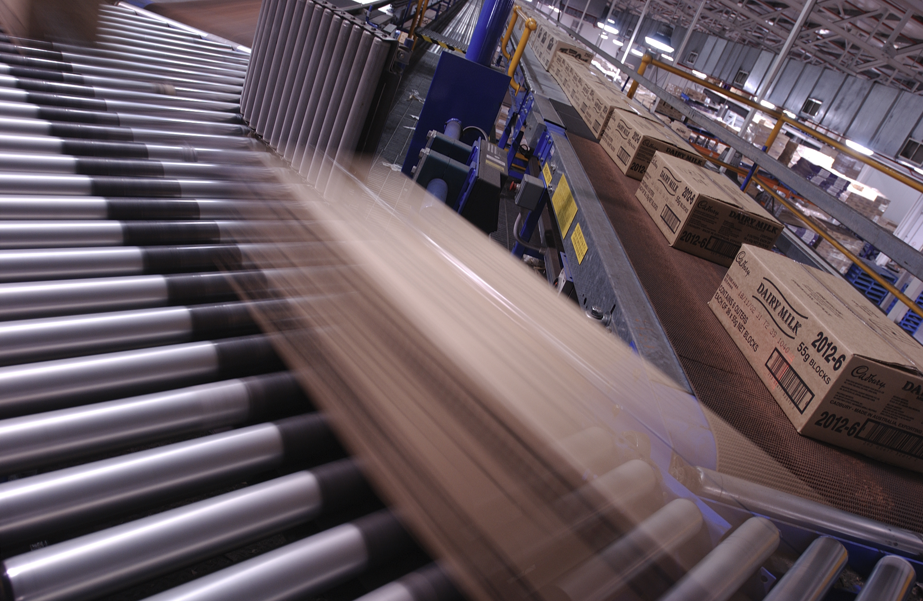 Efficiënte supply chain - Rollerbank In Warehouse