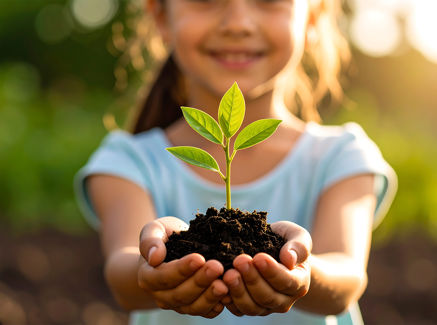 Duurzaamheid - GS1 Graded Duurzaamheid Meisje Met Plant PRESENTATIE (1)