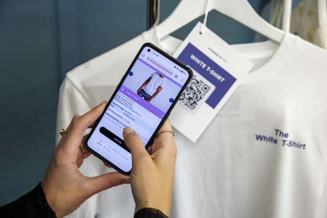 Circulaire economie - GS1 DPP Tshirt