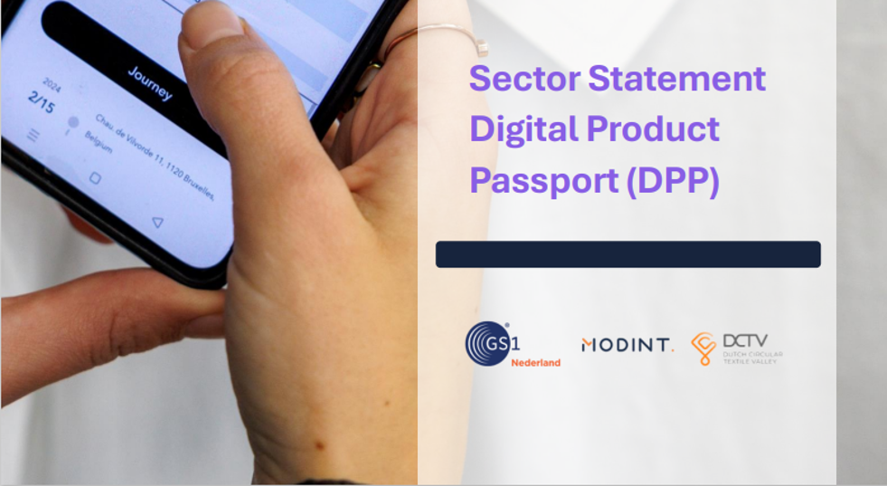 Nederlandse textiel- en modesector op weg naar Digital Product Passport: kansen én uitdagingen in beeld - Sector Statement (1)